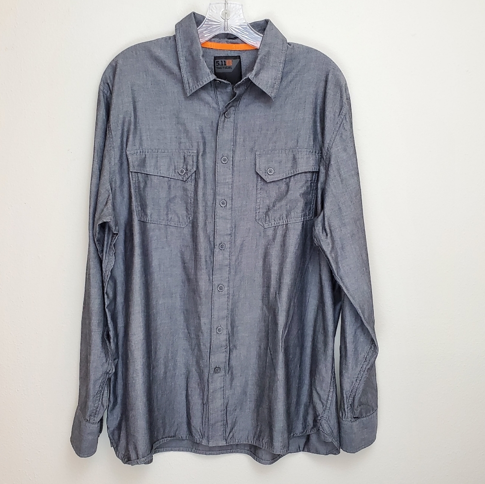 5.11 Tactical Chambray long sleeve shirt indigo V